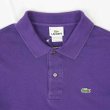 画像3: 90-00's LACOSTE ポロシャツ "DESIGNED IN FRANCE / PURPLE" (3)