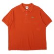 画像1: 90-00's LACOSTE ポロシャツ "DESIGNED IN FRANCE / ORANGE" (1)