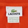 画像2: 90-00's LACOSTE ポロシャツ "DESIGNED IN FRANCE / ORANGE" (2)