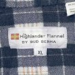 画像2: 80's Highlander Flannnel by BUD BERMA プリントネルシャツ "Navy Plaid" (2)