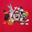 画像2: 90's Looney Tunes キャラクター刺繍 スウェット (2)