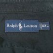 画像2: 90's Polo Ralph Lauren S/S ボタンダウンシャツ "BLACK" (2)