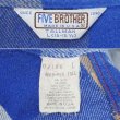 画像2: 80's FIVE BROTHER ブロックチェック柄 ヘビーネルシャツ "MADE IN USA" (2)