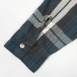 画像4: 80's FIVE BROTHER ヘビーネルシャツ "BLACK Plaid / MADE IN USA" (4)