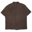 画像1: 00's Nat Nast オープンカラー シルクシャツ "Brown" (1)