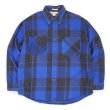 画像1: 90's ST. JOHN'S BAY ヘビーネルシャツ "Blue×Black Plaid / BIG MAC FLANNEL / MADE IN USA" (1)