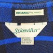 画像2: 90's ST. JOHN'S BAY ヘビーネルシャツ "Blue×Black Plaid / BIG MAC FLANNEL / MADE IN USA" (2)