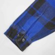 画像4: 90's ST. JOHN'S BAY ヘビーネルシャツ "Blue×Black Plaid / BIG MAC FLANNEL / MADE IN USA" (4)