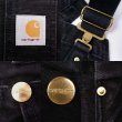 画像3: 90's Carhartt ダブルニー ダックオーバーオール "BLACK / MADE IN USA" (3)