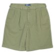 画像1: 90's Polo Ralph Lauren 2タック チノショーツ "TYLER SHORT / OLIVE" (1)