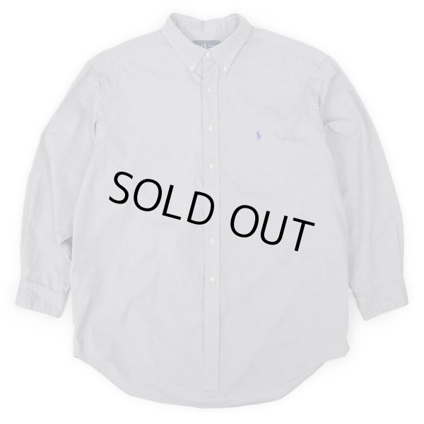 画像1: 90-00's Polo Ralph Lauren ボタンダウンシャツ "GRAY / CLASSIC FIT" (1)