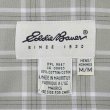 画像2: 90's Eddie Bauer ボタンダウンシャツ "白タグ / Khaki Plaid" (2)