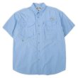 画像1: 00's Columbia PFG S/S アングラーシャツ “BLUE” (1)