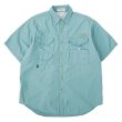 画像1: 90's Columbia PFG S/S アングラーシャツ “GREEN” (1)