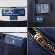 画像4: 00's Polo Ralph Lauren 2タック チノトラウザー “ANDREW PANT / NAVY / DEADSTOCK” (4)