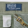 画像4: Early 90's Polo Ralph Lauren 2タック チノトラウザー "MADE IN USA / OLIVE / W34 L30" (4)