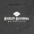 画像4: 00's HARLEY-DAVIDSON ポケットTシャツ “FADE BLACK” (4)