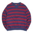 画像1: 90's CROSS CREEK ワイドボーダー柄 L/S カットソー "MADE IN USA" (1)