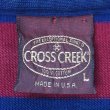 画像2: 90's CROSS CREEK ワイドボーダー柄 L/S カットソー "MADE IN USA" (2)