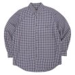 画像1: 00's Eddie Bauer ボタンダウンシャツ “Navy Plaid” (1)