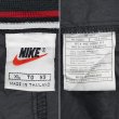 画像2: 90's NIKE Vネック ナイロンプルオーバー “BLACK” (2)