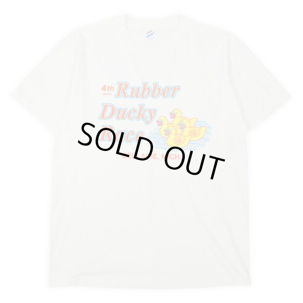 画像1: 90's Rubber Ducky Race プリントTシャツ "MADE IN USA" (1)