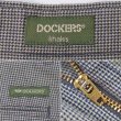 画像4: 90's DOCKERS 2タック コットントラウザー "W34 L32 / ハウンドトゥース柄" (4)