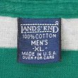 画像2: 90's LANDS' END L/S ボーダー柄 ポケットTシャツ "MADE IN USA" (2)