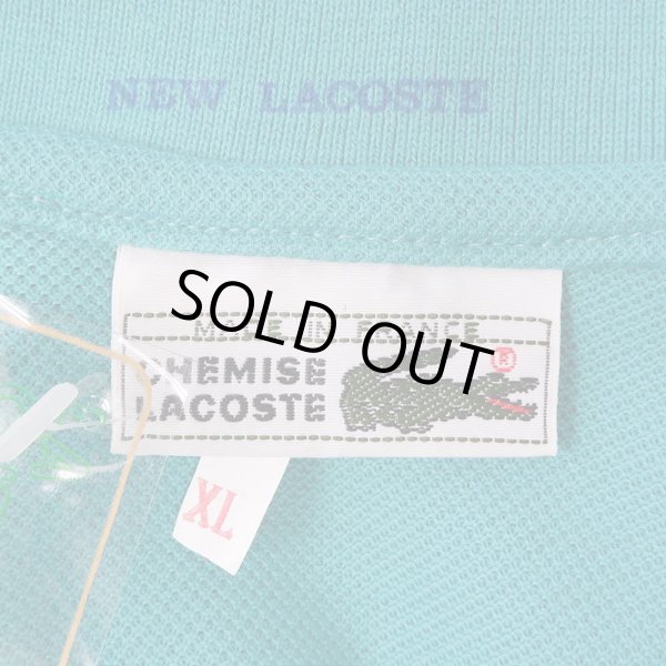 80's LACOSTE L/S ポロシャツ “DEADSTOCK / MADE IN FRANCE”