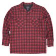 画像1: 00's Pendleton オープンカラー ウールシャツ "Ombre Plaid" (1)