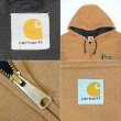 画像2: 00's Carhartt サーマルライナー フルジップ スウェットパーカー "BROWN" (2)