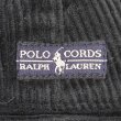 画像3: 90's Polo Ralph Lauren 2タック 太畝コーデュロイトラウザー “ANDREW PANT / DARK NAVY” (3)