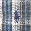 画像4: 90's Polo Ralph Lauren ヘビーネル ボタンダウンシャツ “BLAKE / Ombre Plaid” (4)