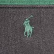 画像3: 90's Polo Ralph Lauren スウェット ラガーシャツ "GREEN×NAVY" (3)