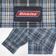 画像4: 90-00's Dickies ワークシャツ "BLUE Plaid" (4)