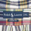 画像2: 90-00's Polo  Ralph Lauren S/S ボタンダウンシャツ "CLASSIC FIT / NAVY Plaid" (2)