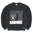 画像1: 90's LOS ANGELES RAIDERS スウェット “US MADE RUSSELL BODY / BLACK” (1)