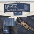 画像4: 90's Polo Ralph Lauren 2タック チノトラウザー "ANDREW PANT / NAVY / W32 L30" (4)