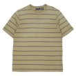 画像1: 90's PURITAN マルチボーダー ポケットTシャツ “OLIVE base” (1)