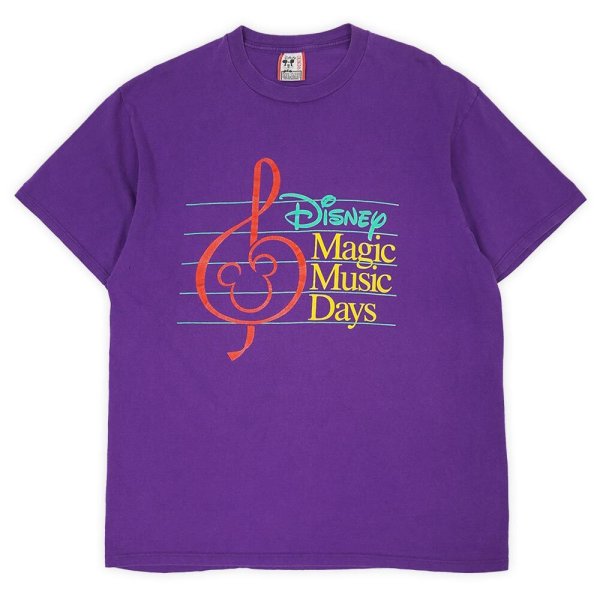 画像1: 90's Disney Magic Music Days プリントTシャツ "MADE IN USA" (1)