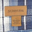 画像2: 90's ST JOHN'S BAY オンブレチェック柄 ヘビーネルシャツ "NAVY Plaid" (2)