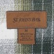 画像2: 90's ST JOHN'S BAY オンブレチェック柄 ヘビーネルシャツ "OLIVE Plaid" (2)