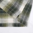 画像4: 90's ST JOHN'S BAY オンブレチェック柄 ヘビーネルシャツ "OLIVE Plaid" (4)