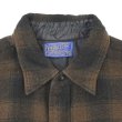 画像3: 50's Pendleton レギュラーカラー ウールシャツ "Black×Brown Plaid" (3)