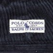 画像3: 90's Polo Ralph Lauren ノータック 太畝コーデュロイトラウザー “DARK NAVY / PHILIP PANT” (3)