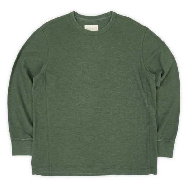 画像1: 00's Eddie Bauer L/S ワッフルカットソー (1)