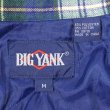 画像2: 80's BIG YANK キルティングライナー ネルシャツ "Navy Plaid" (2)