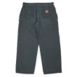 画像1: 00's Carhartt ダックペインターパンツ "B11 BLK / W36 L30" (1)