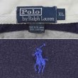 画像2: 90's Polo Ralph Lauren ボーダー柄 ラガーシャツ "NAVY × GRAY" (2)