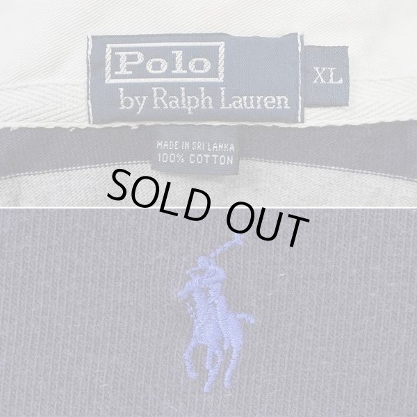 90's Polo Ralph Lauren ボーダー柄 ラガーシャツ 